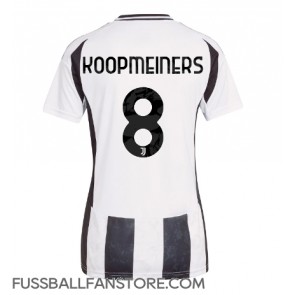 Juventus Teun Koopmeiners #8 Replik Heimtrikot Damen 2024-25 Kurzarm